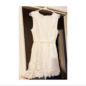 White lace dress. Purchased for Nashville girls trip. Super cute.